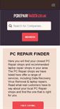 Mobile Screenshot of pcrepairfinder.co.uk
